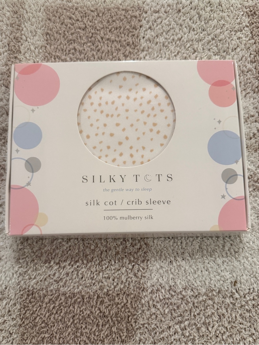 Silky Tots Silk Cot/Crib Sleeve